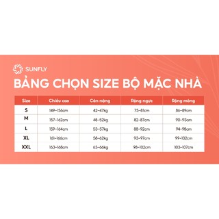 ST9177 ĐỒ BỘ MẶC NHÀ LANH LỤA CHÍNH HÃNH SUNFLY