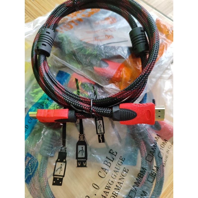 Dây cáp HDMI bọc dù 1,5m