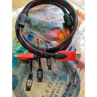 Dây cáp hdmi bọc dù 1,5m