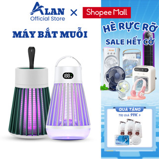 Đèn bắt muỗi Tích Điện METIS MI-LUX Hiển Thị % Pin Máy Diệt Côn Trùng, Đèn Bắt Muỗi Bằng Quang Điện, Không Bức Xạ Sử
