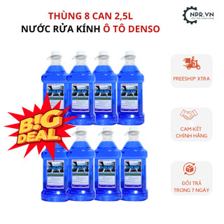 [SIÊU RẺ]  Thùng 8 can 2,5L - Nước rửa kính ô tô chuyên dụng F1 Glass