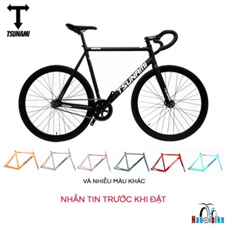 Xe đạp Fixed Gear Tsunami SNM100 full cấu hình trung bình vành 4cm (nhắn tin trước khi đặt)