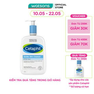  Sữa Rửa Mặt Cetaphil Gentle Skin Cleanser 1 Lít