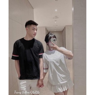 Áo Phông Nam Nữ Viền Tay From Dáng Unisex Trẻ Trung Năng Động