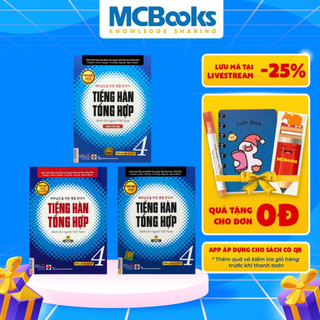 Sách - Tiếng Hàn Tổng Hợp Dành Cho Người Việt Nam - Trung Cấp 4 Phiên Bản Mới (Bộ 3 quyển, lẻ tùy chọn)