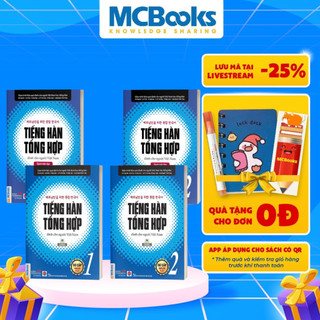 [LIFEMALL9915 - 12% đơn 99K] Sách - Tiếng Hàn Tổng Hợp Dành Cho Người Việt Nam Sơ Cấp 1,2 (Combo/Lẻ) - MCBooks