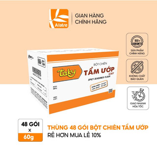 Thùng Bột Chiên Tẩm Ướp Cay TÀI KÝ 60gx48 gói - Hàng Chính Hãng!