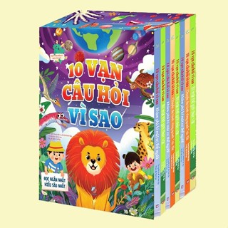 Sách - Combo 8 cuốn 10 vạn câu hỏi vì sao - In màu - Cho trẻ từ 6 - 12 tuổi  - Linh Lan