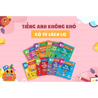 Sách: combo 5 phút mỗi ngày - bộ sách tiếng anh đầu tiên cha mẹ dạy bé