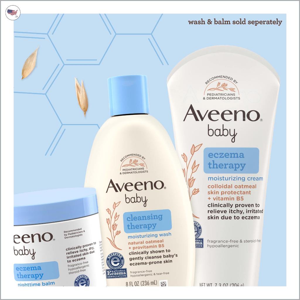 Kem dưỡng ẩm da chàm cho bé Aveeno Baby Eczema Therapy
