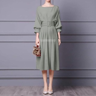 ĐẦM T3D BAT SLEEVE HIGH WAIST