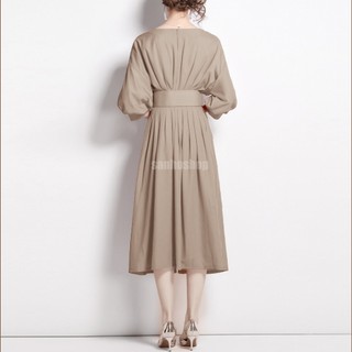 ĐẦM T3D BAT SLEEVE HIGH WAIST