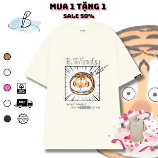 Áo Thun I'm limited edion~ Local Brand BWINDY Phong Cách unisex tay lỡ form rộng cổ tròn oversize cotton 100%