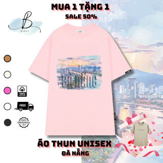  Áo Thun Unisex tay lỡ form rộng cotton 100% Đà Nẵng~ Local Brand BWINDY