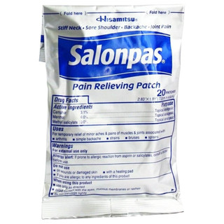 Miếng dán Salonpas Mỹ hộp 140 miếng