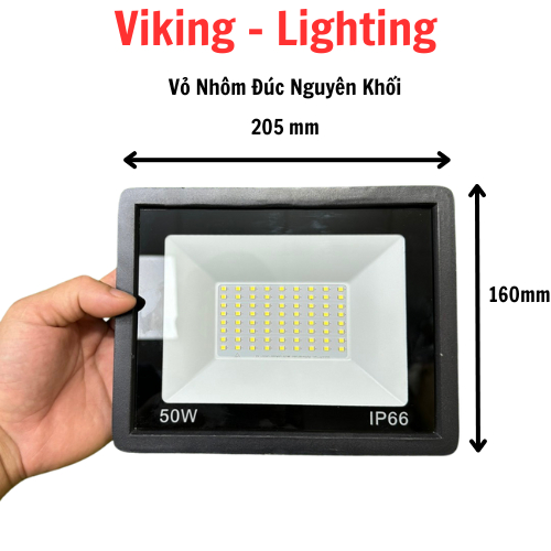 Đèn Pha Led Ngoài Trời SMD 10W 20W 30W 50W Điện 220V Chiếu Biển Quảng Cáo Nhà Xưởng Kho Bãi Sân Bóng