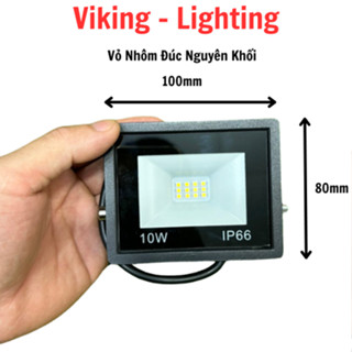 Đèn Pha Led Ngoài Trời SMD 10W Điện 220V Chiếu Biển Quảng Cáo Nhà Xưởng Kho Bãi Công Trình Sân Bóng Nhà Rạp Sự Kiện