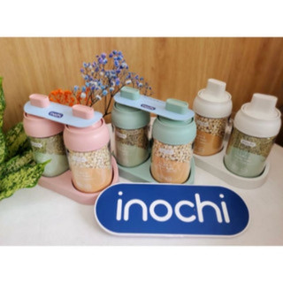 Bộ 2 hộp gia vị Tritan Yoko INOCHI, hộp đựng gia vị Inochi tiêu chuẩn Nhật Bản