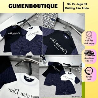 Bộ Quần Áo Nam Đì O In Chữ Mặt Trước Vân Logo Ống Tay Siêu Đẹp - Bộ Cộc Tay Nam CD Họa Tiết Hot Hit