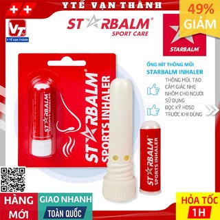 ✅ ống hít thông mũi starbalm sport inhaler 1.1 gram | hàng chính hãng -vt1184