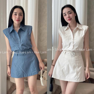 Set vạt vai hai túi mix cv đai bọc 2m