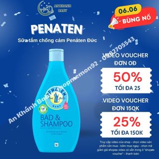 Sữa tắm gội chống cảm cho bé Penaten Đức date 9/2025
