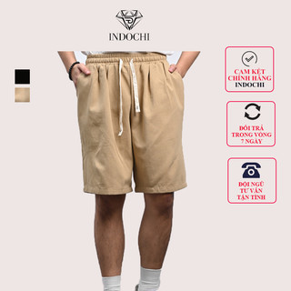  Quần Short KAKI Nam INDOCHI Cạp Chun Cao Cấp Chuẩn Phom Nam Tính