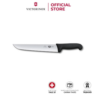 Dụng cụ nhà bếp Victorinox 5.5203.26 FIBROX cán đen, lưỡi dài 26cm, Butcher's Knife– Hãng phân phối chính thức