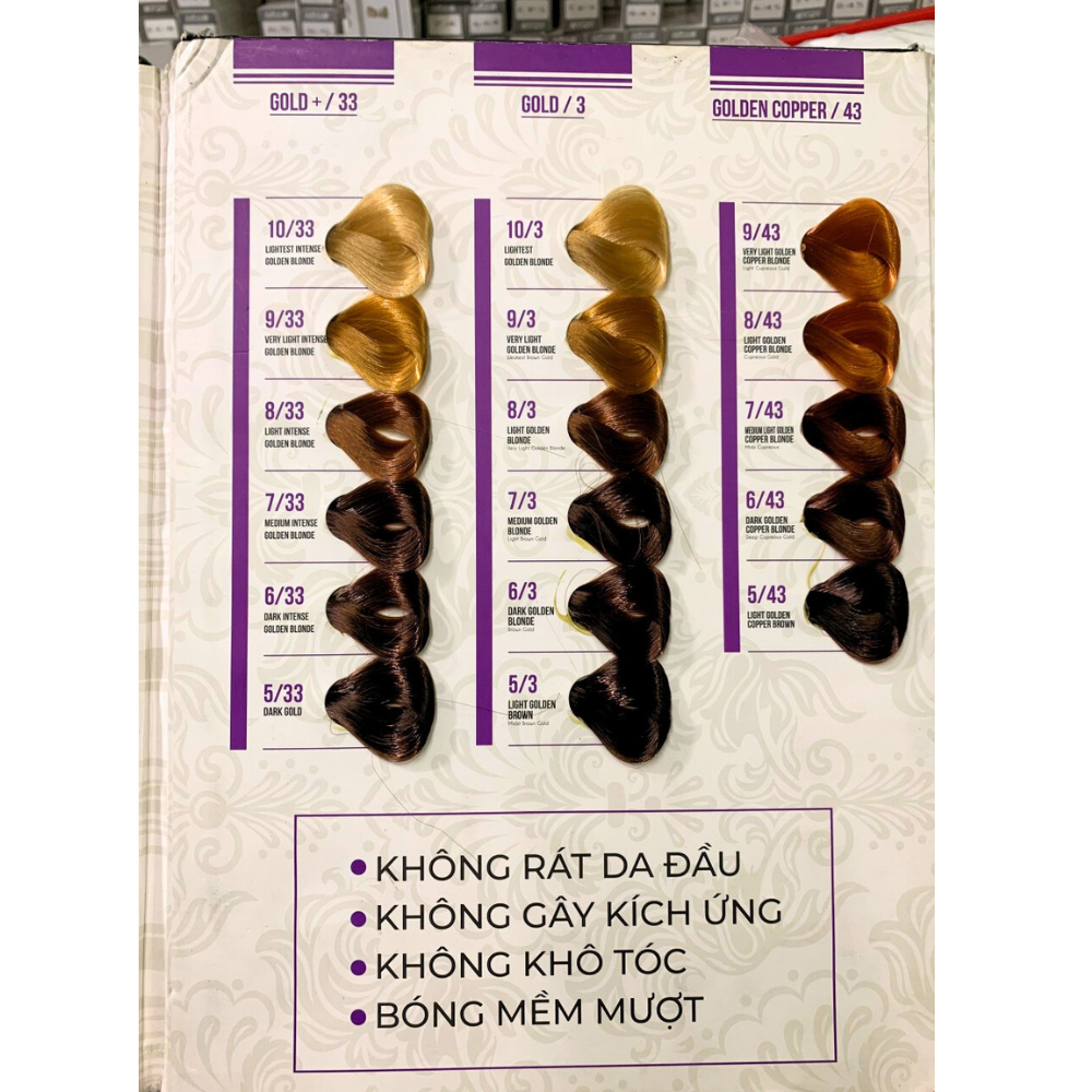 Thuốc nhuộm HT 36 MAIQEIX , Không rát da đầu , Không gây khô tóc , 100ml.