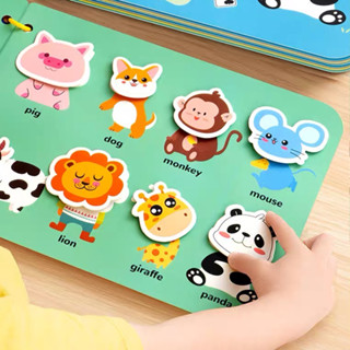 Học Liệu Bóc Dán Montessori Thông Minh 17 Chủ Đề Hagykidhn Giáo dục sớm Cho Bé Tái Sử Dụng Nhiều Lần