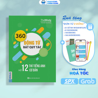 Sách - 360 Động Từ Bất Quy Tắc Và 12 Thì Tiếng Anh Cơ Bản (Khổ Nhỏ)