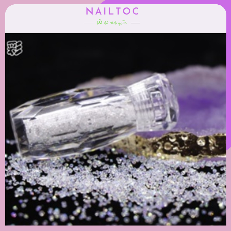 Đá Rắc Móng Ánh 7 Màu đá rắc nail siêu sáng - đá rắc trang trí móng