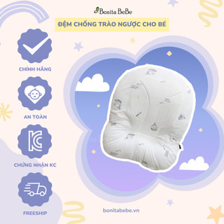 [Chính hãng Bonitabebe] Đệm chống trào ngược dạ dày cho bé từ sơ sinh - 12 tháng tuổi nhập khẩu Hàn Quốc