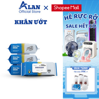 Khăn giấy ướt lau bếp đa năng gói 80 tờ METIS lau siêu sạch chứa Vitamin E không kích ứng da