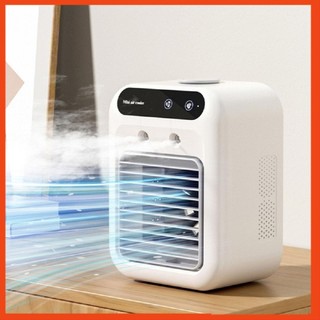 ✈️[Freeship] Quạt điều hoà tích điện Mini cooler 500ml 2 tốc độ gió, 2 chế độ phun sương làm mát công xuất  quạt 25W
