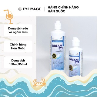 Nước ngâm lens chuyên dụng Dream Eyes chính hãng Hàn Quốc size 150ml và 350ml