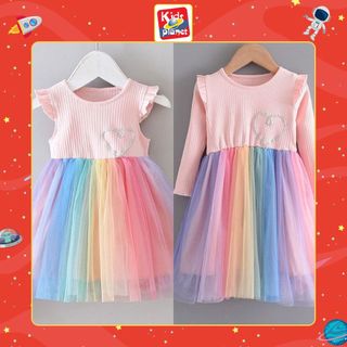 Váy Xòe 7 Màu Cho Bé Gái ( N00687 )