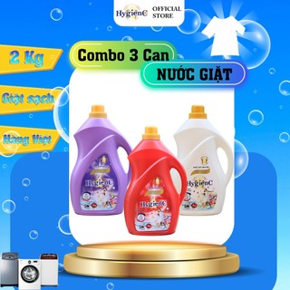  3 Can nước giặt HygienC công nghệ thái lan - Khối lượng 2Kg