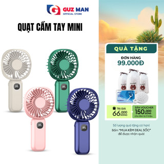 Quạt Mini Cầm Tay METIS Pin 4000mAh 3 Trong 1 Tiện Lợi  Tích Hợp Đèn Pin Và Sạc Dự Phòng