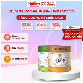 Men Vi Sinh Cải Thiện Biếng Ăn Lotte Sysy Pro - Men Lợi Khuẩn Giúp Cân Bằng Hệ Vi Sinh Đường Ruột Cho Bé Hộp 60 gói