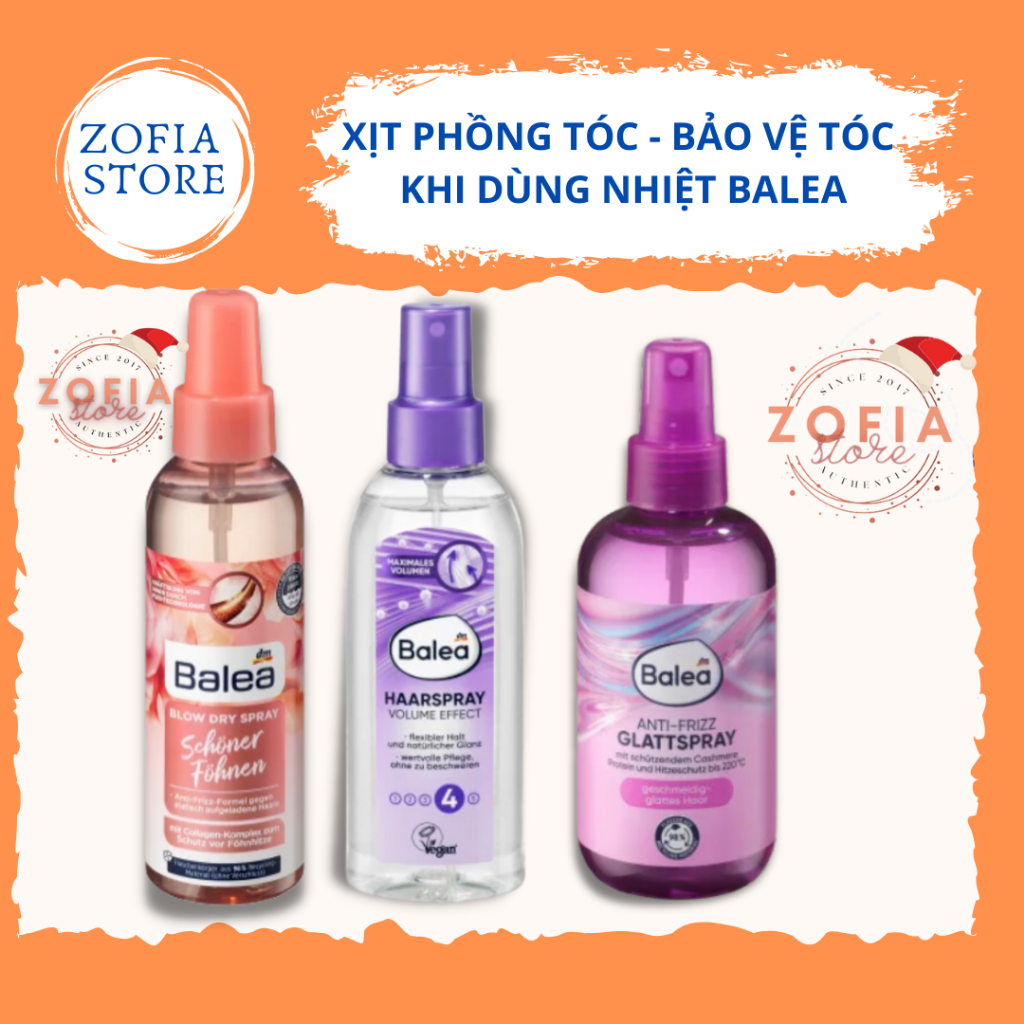 Xịt phồng tóc giữ nếp Balea Đức