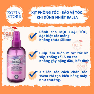 Xịt phồng tóc giữ nếp Balea Đức