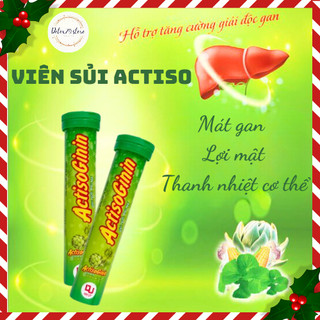 Viên C sủi Actiso râu ngô,rau má - thanh nhiệt, giải độc