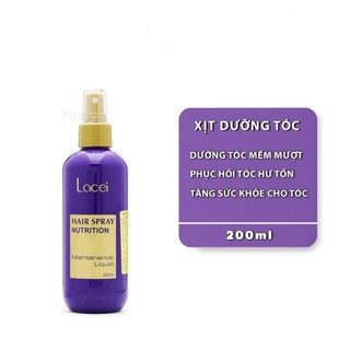Nước xịt dưỡng tóc Lacei Nutrition 200ml (Màu tím)