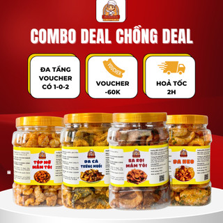  Mua 1 Lời 4 Món Tóp Mỡ Mắm Tỏi, Da Cá Trứng Muối, Da Heo Mắm Hành, Ba Rọi Mắm Tỏi