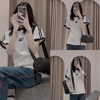 Áo thun lỡ fom babytee sọc nhẹ bt9