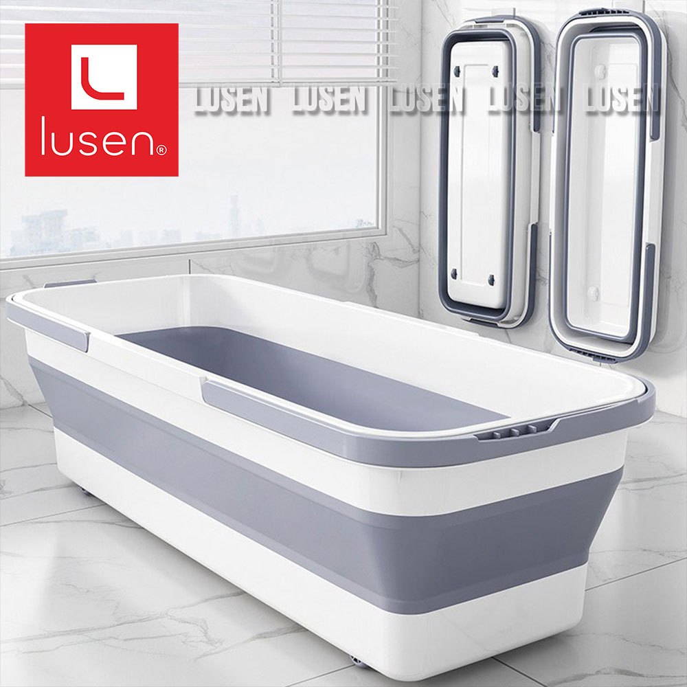 Xô đựng nước gấp gọn đa năng Lusen XT01, thiết kế thông minh vệ sinh nhà cửa, xô giặt cây lau nhà, chùi kính cao cấp
