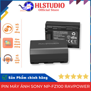 Pin Máy Ảnh Sony NP-FZ100 Ravpower - Dung Lượng Cao 2000mAh, Điện Áp 7.4V HL Studio
