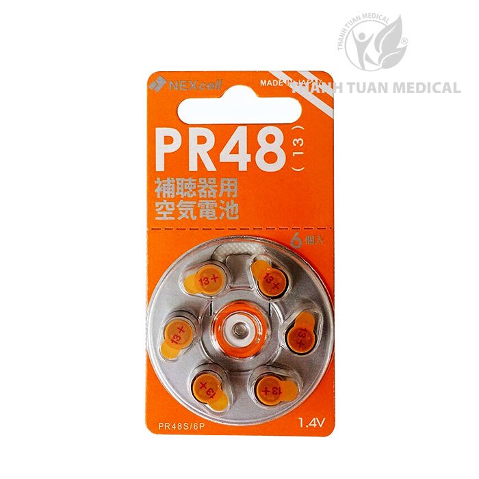 Pin Máy Trợ Thính Nexcell A13 PR48  (Vỉ 6 viên)