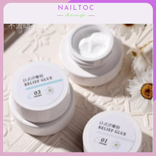 Gel xi măng nail , gel thạch cao trang trí móng